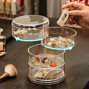4 layer rotating jewellery organizer